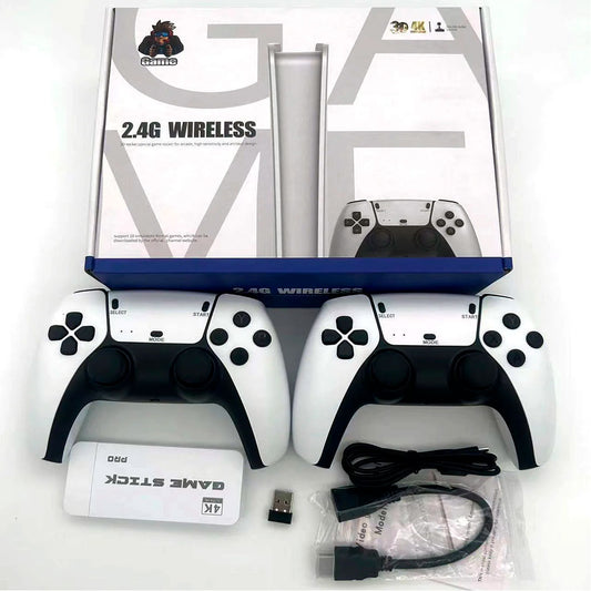 Consola Retro 4K con 20,000 Juegos Clásicos y 2 Joysticks Inalámbricos